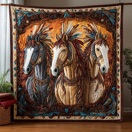 Spirit Horse Quilt Blanket