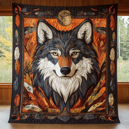 Spirit Howl Quilt Blanket