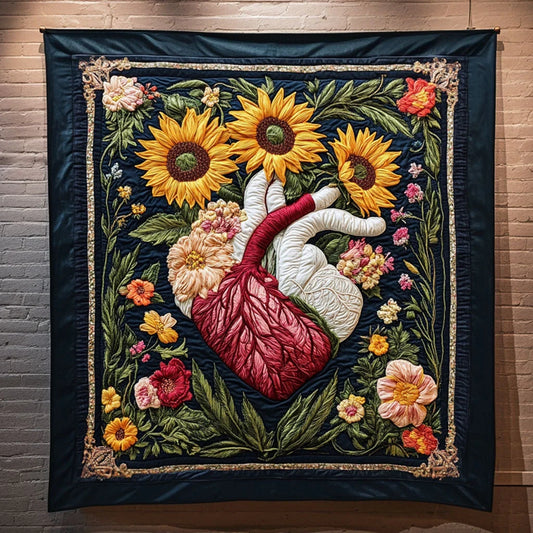 Spirit Light Heart Quilt Blanket