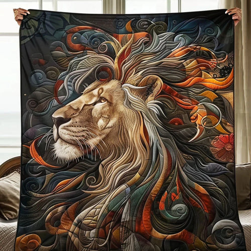 Spirit Lion Quilt Blanket