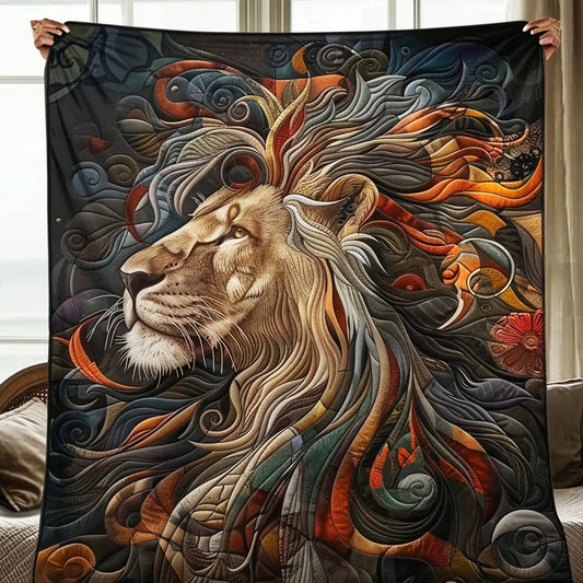 Spirit Lion Quilt Blanket