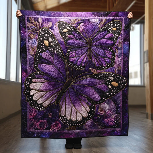 Spirit Of Amethyst Quilt Blanket