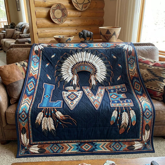 Spirit Of Love Quilt Blanket