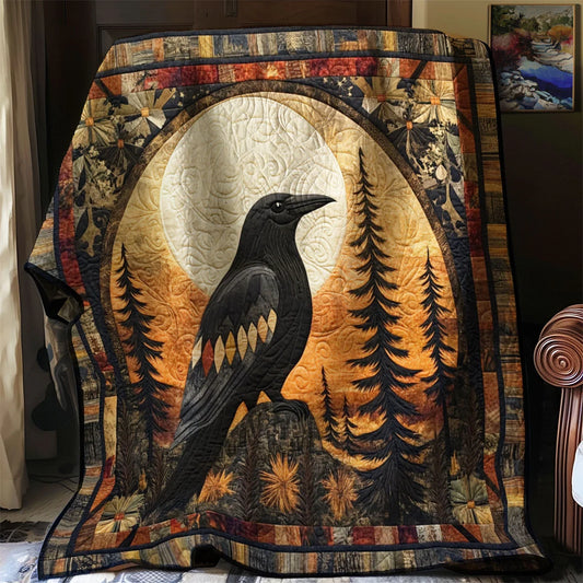 Spirit Of Raven Quilt Blanket
