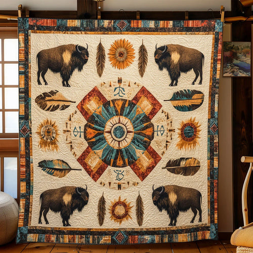 Spirit Of The Open Land Quilt Blanket