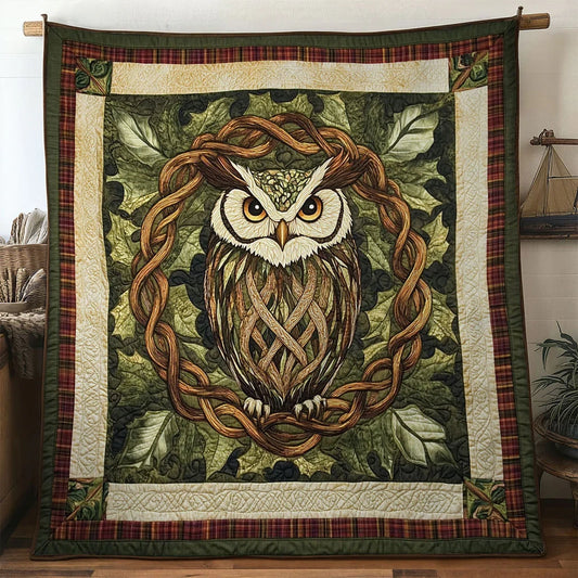 Spirit Owl Quilt Blanket