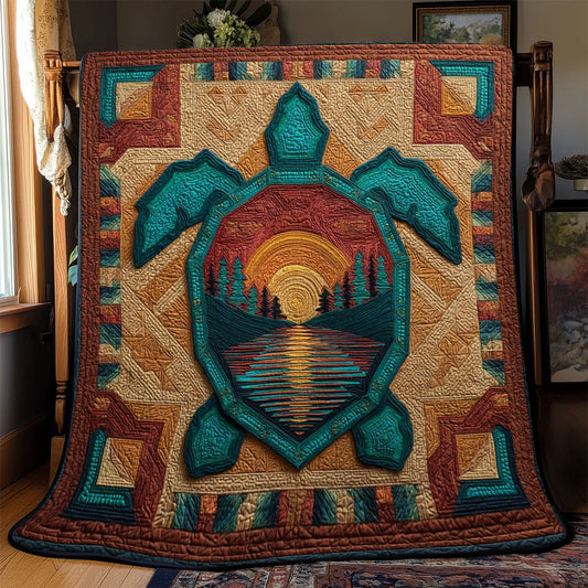 Spirit Shell Vista Quilt Blanket