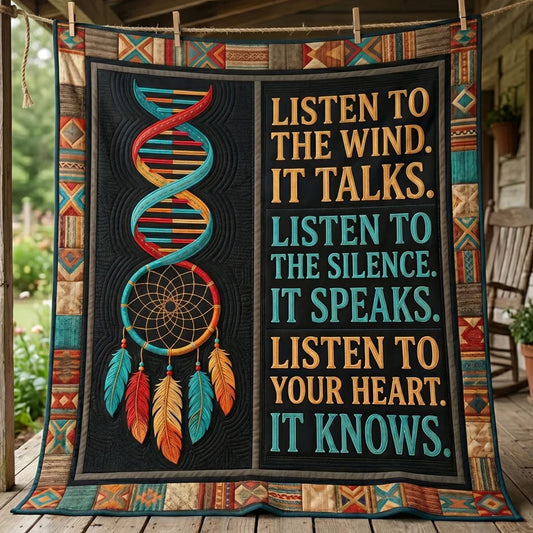 Spirit Whisper Quilt Blanket