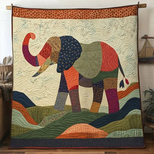 Spirit Wind Elephant Quilt Blanket