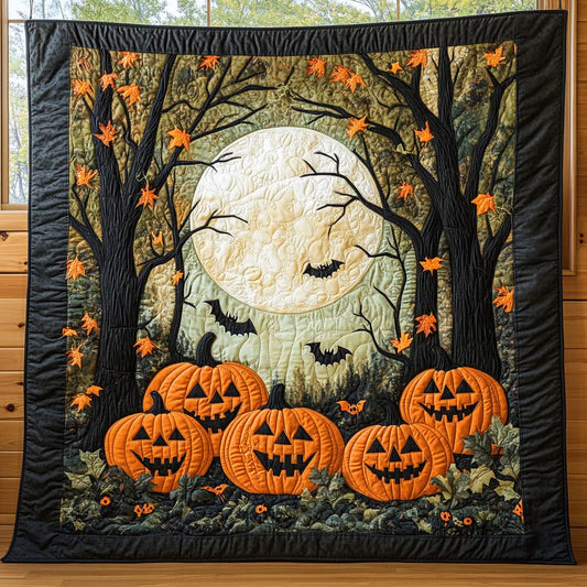 Spooky Night Quilt Blanket