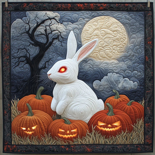 Spooky Rabbit Quilt Blanket