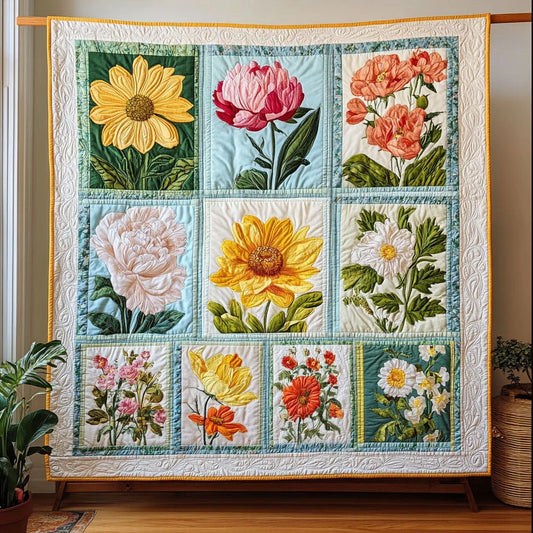 Spring Garden Quilt Blanket
