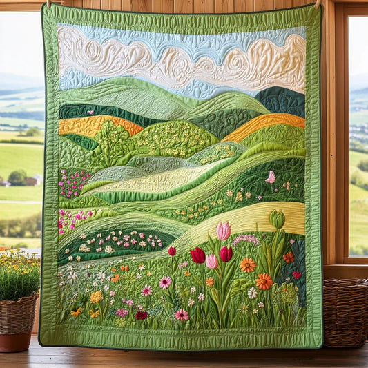 Spring Hills Quilt Blanket