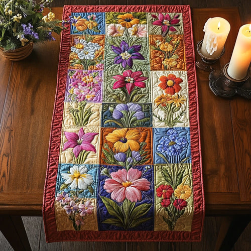 Spring Whisper Quilted Table Runner