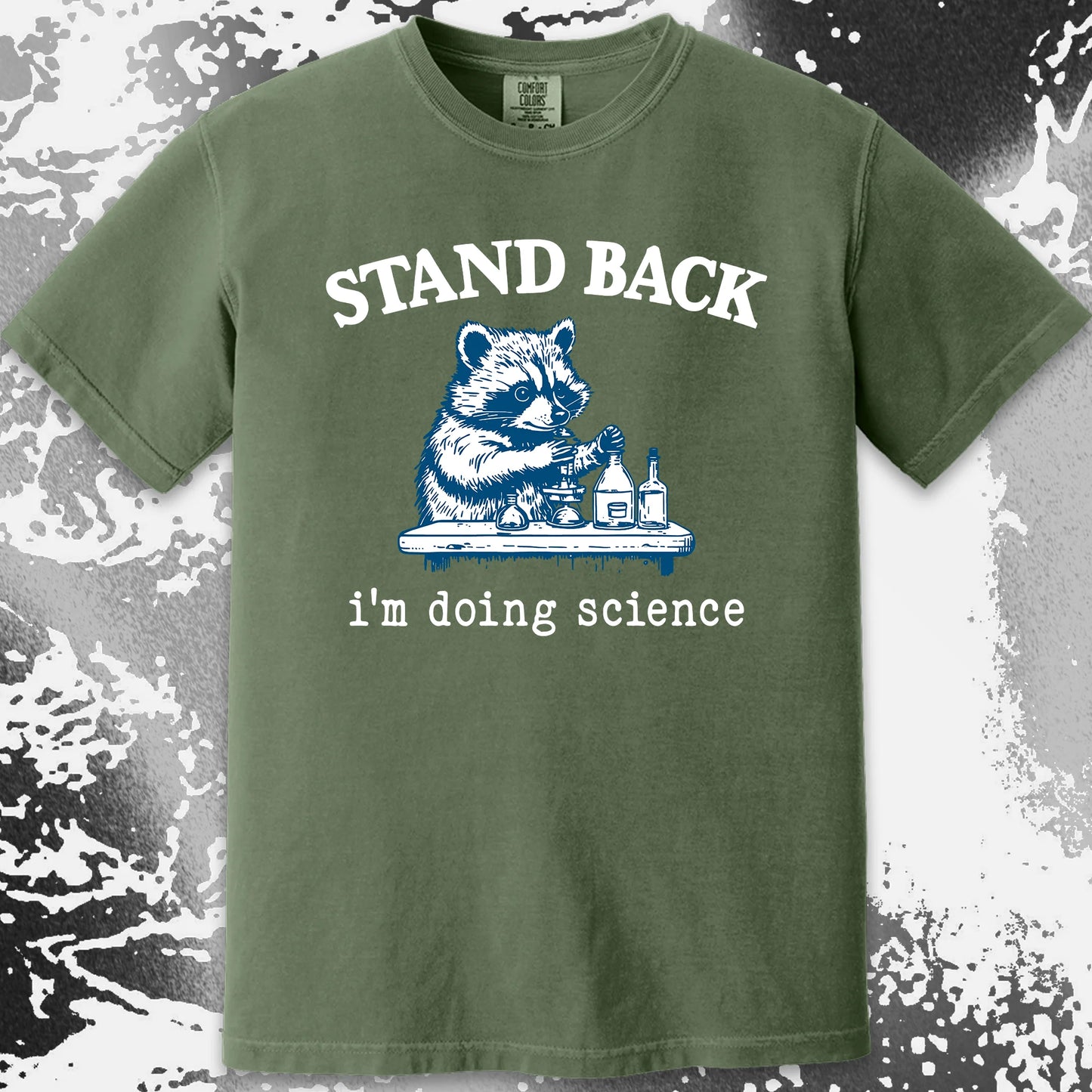 Stand Back I'm Doing Science Raccoon Shirt, funny meme tee gift (view 16)