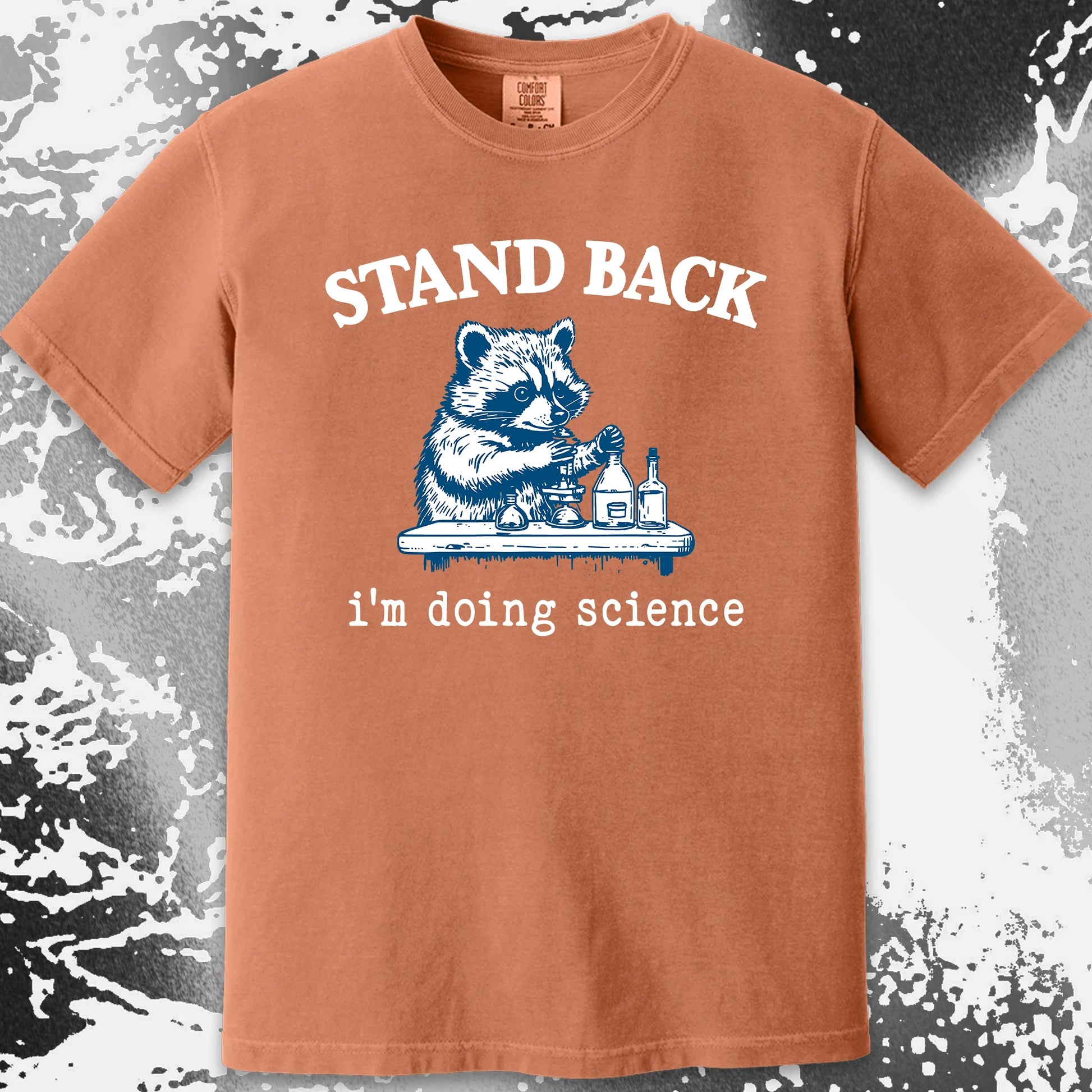 Stand Back I'm Doing Science Raccoon Shirt, funny meme tee gift (view 17)