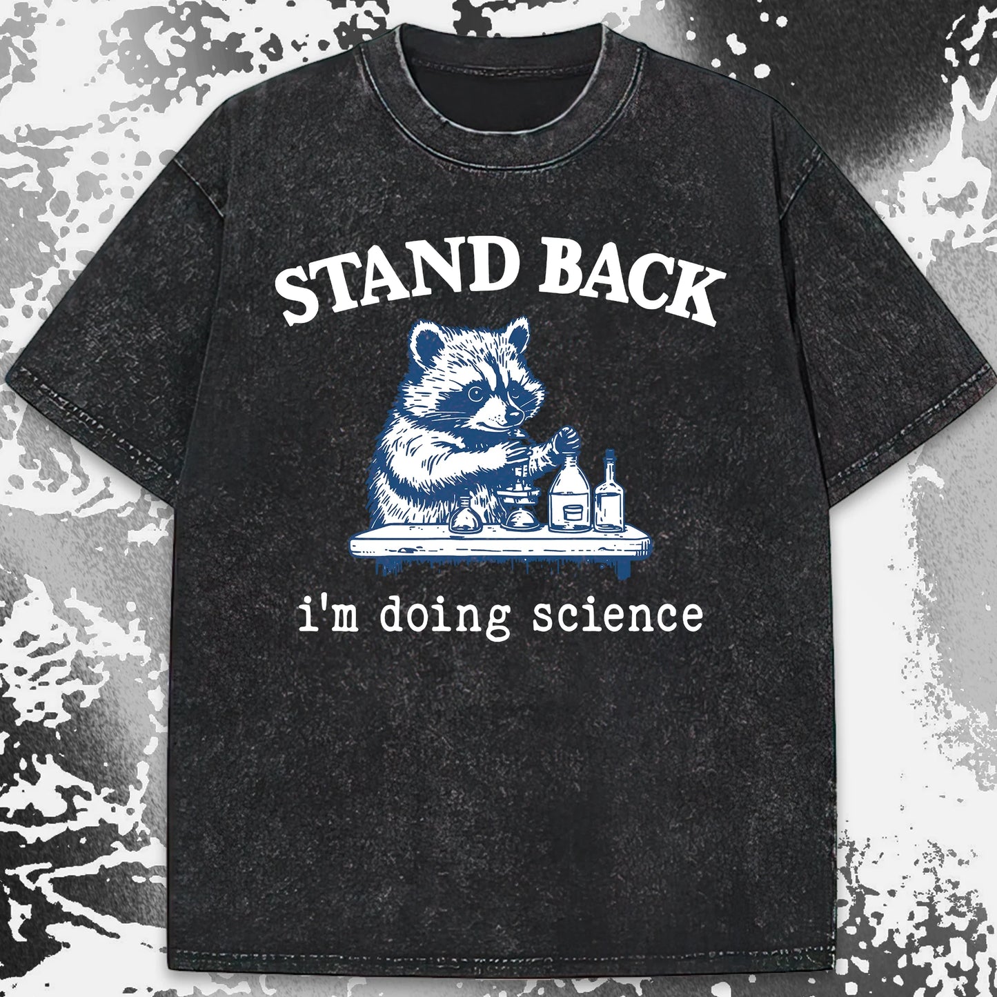 Stand Back I'm Doing Science Raccoon Shirt, funny meme tee gift (view 19)
