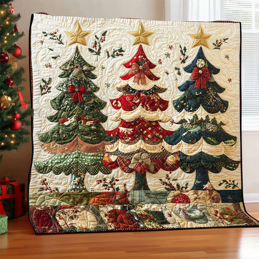 Star Christmas Quilt Blanket