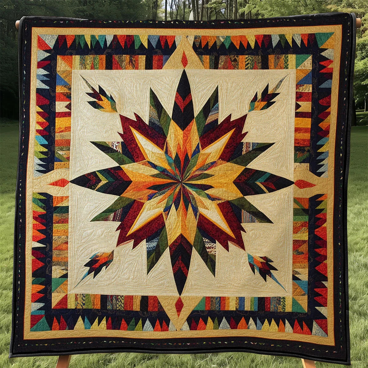 Star Native Quilt Blanket