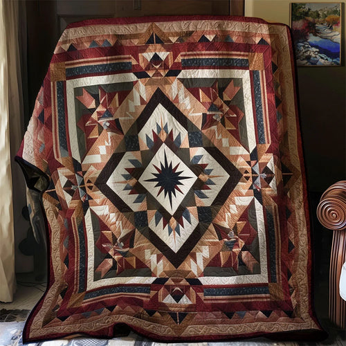 Star Of Native Quilt Blanket