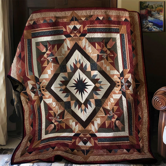 Star Of Native Quilt Blanket