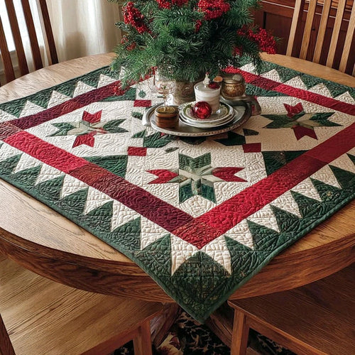 Star of Wonder Quilted Table Topper