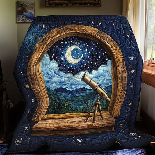 Stargazer's Window Quilt Blanket
