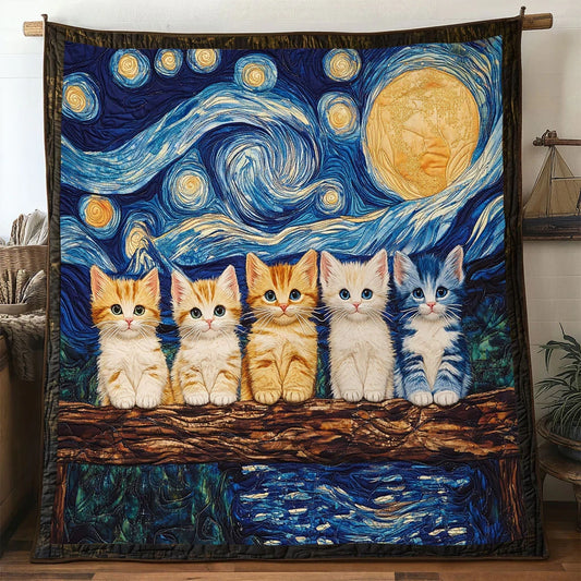 Starlake Cat Quilt Blanket
