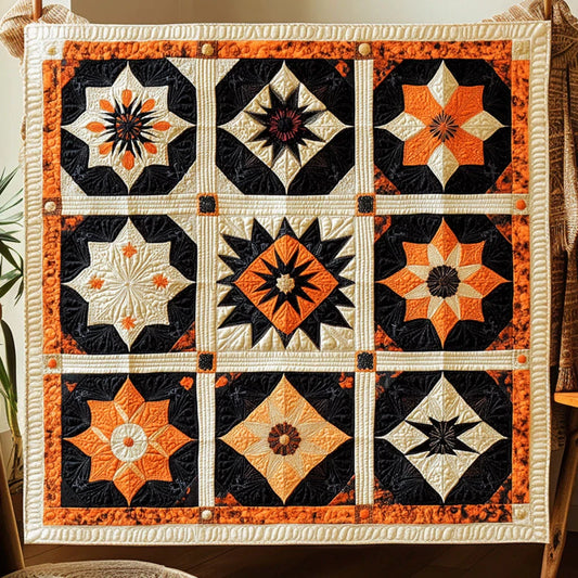 Starlight Mandala Star Quilt Blanket