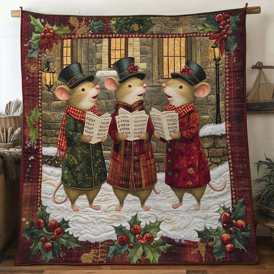 Starry Carol Mouse Quilt Blanket