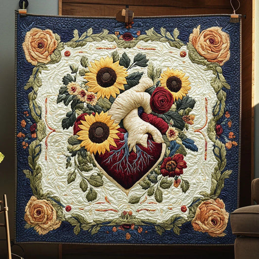 Starry Heart Quilt Blanket