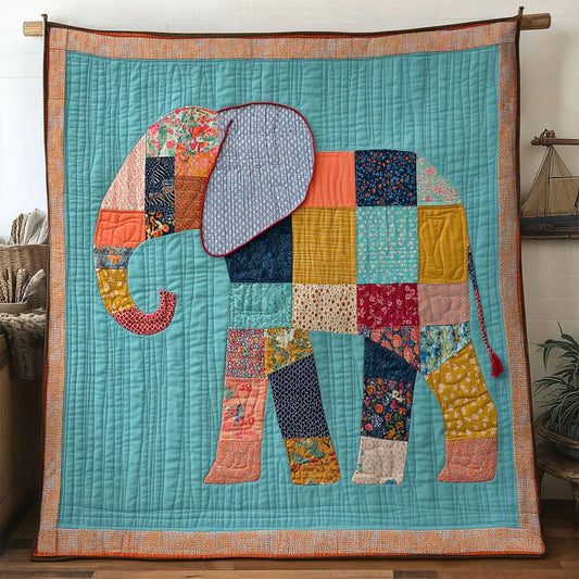 Still Soul Elephant Quilt Blanket