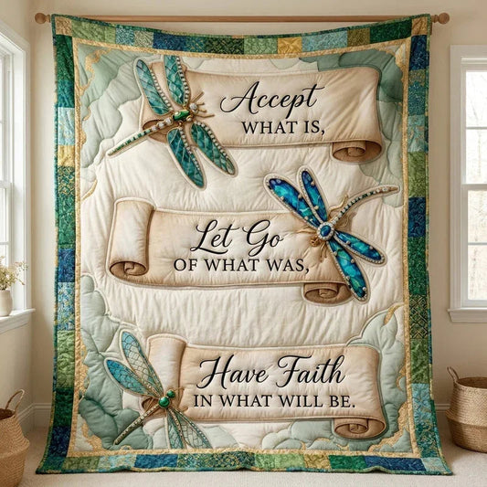 Still Waters Quilt Blanket - Quilted Blanket by OtterMia