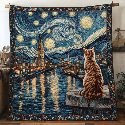 Stillstar Cat Quilt Blanket