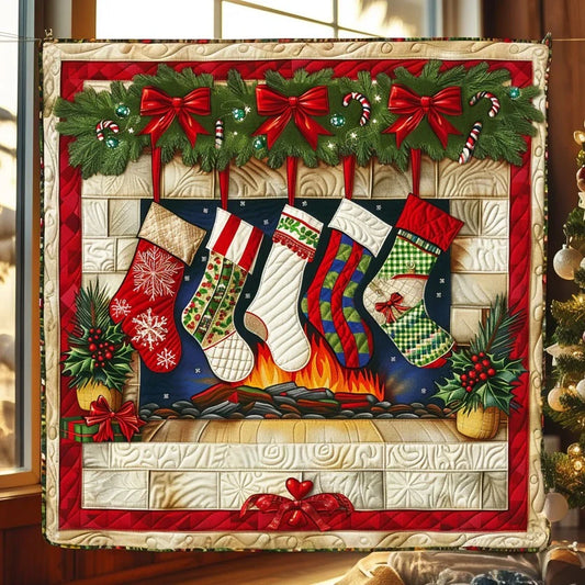 Stocking Charm Quilt Blanket