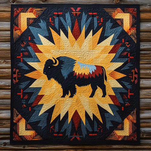 Stonefire Bison Quilt Blanket
