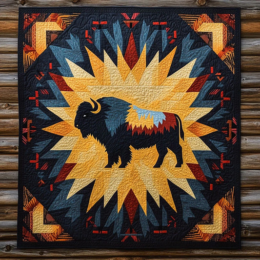 Stonefire Bison Quilt Blanket