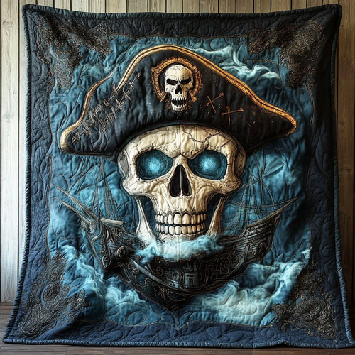 Storm Skull Quilt Blanket