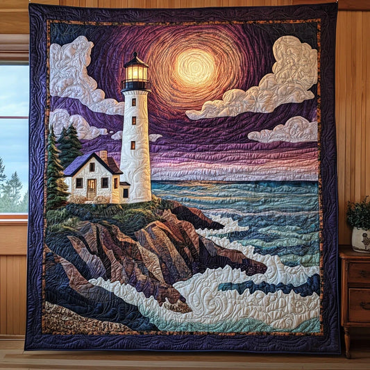 Stormy Horizon Quilt Blanket