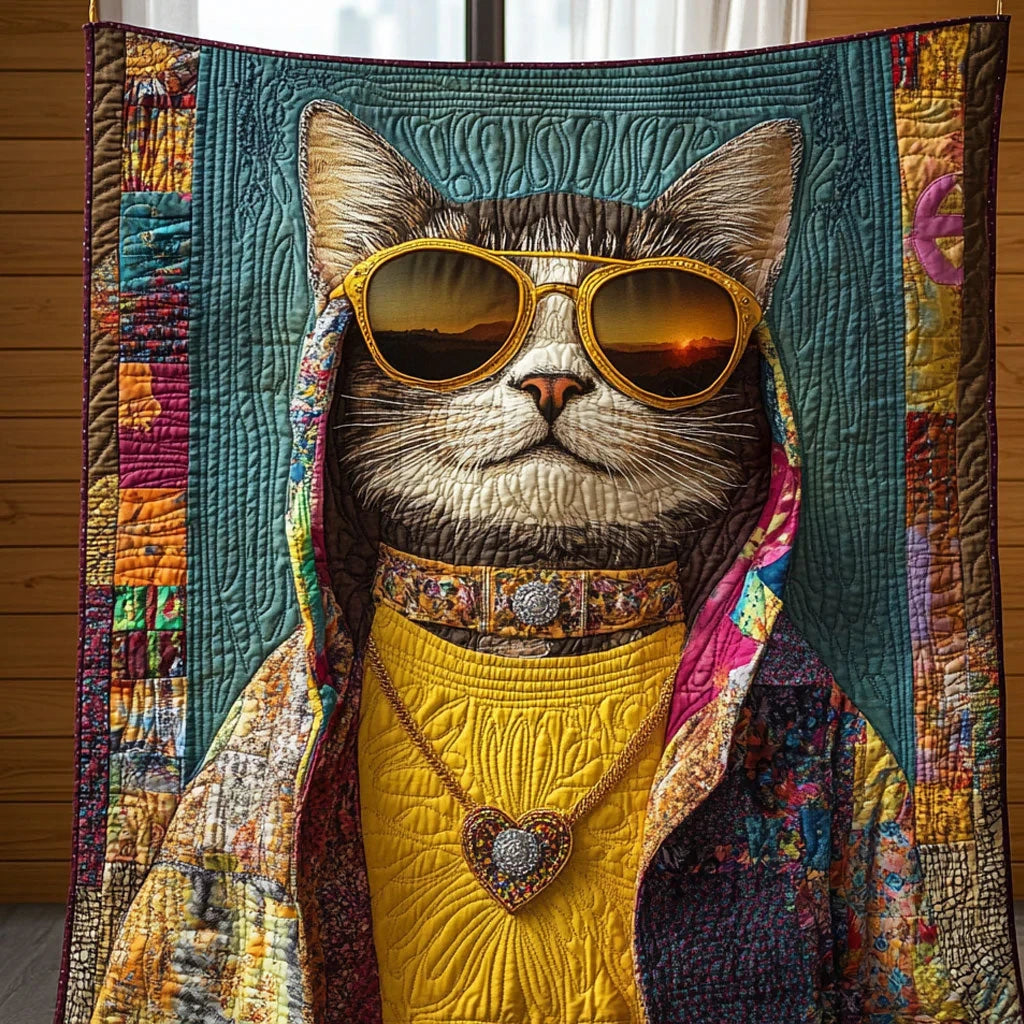 Streetwear Whiskers Quilt Blanket
