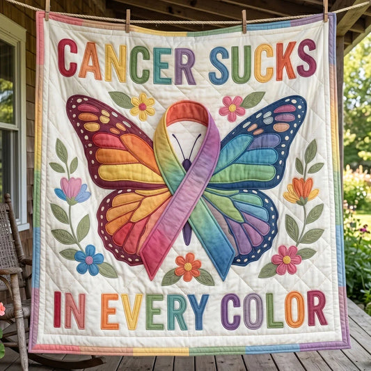 Strength In Every Color Quilt Blanket