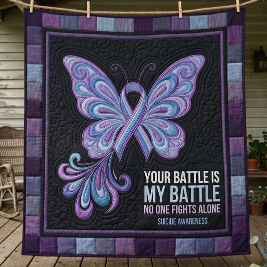 Strength Together Butterfly Quilt Blanket
