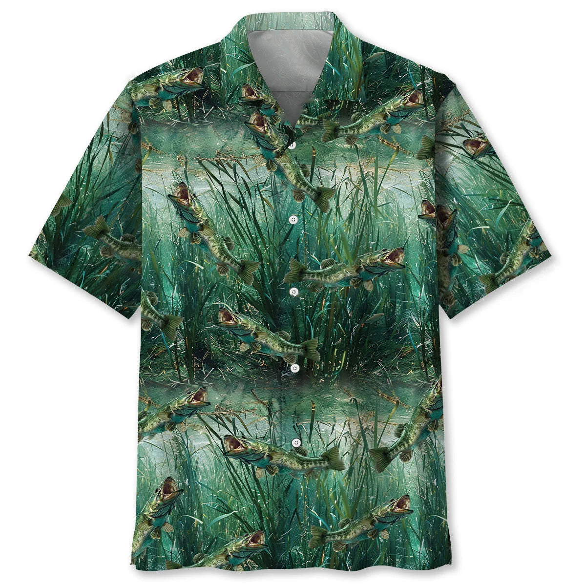 Stress is Caused by Not Fishing Enough Hawaiian Shirt, fishing gift for men