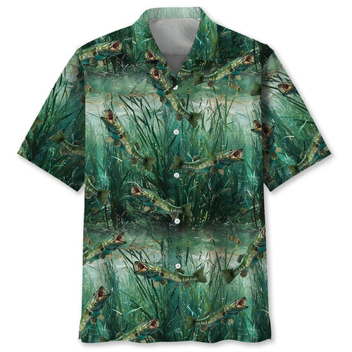 Stress is Caused by Not Fishing Enough Hawaiian Shirt, fishing gift for men