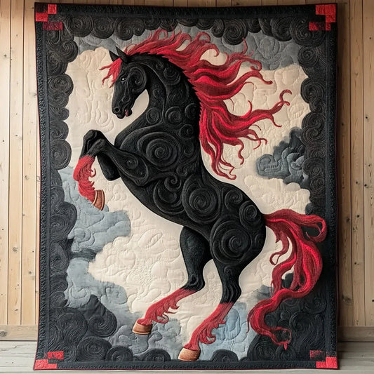 Strong Rising Quilt Blanket