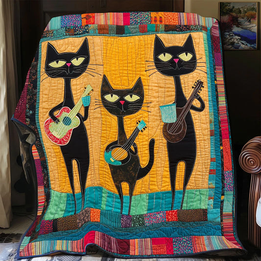 Strum Paws Quilt Blanket