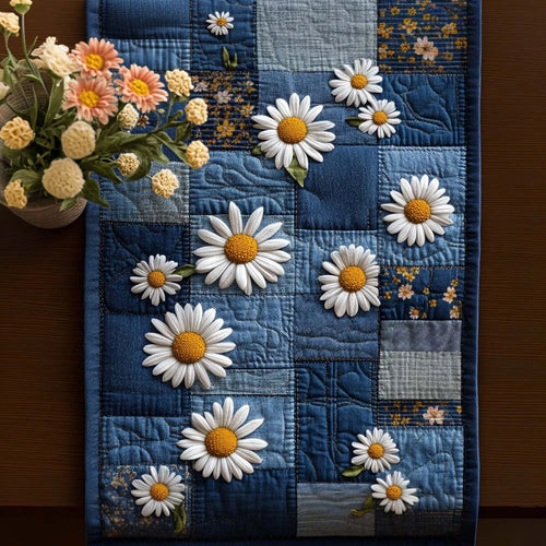 Summer Blossoms Quilted Table Runner