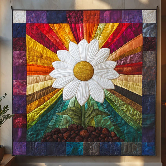 Summer Daisy Quilt Blanket