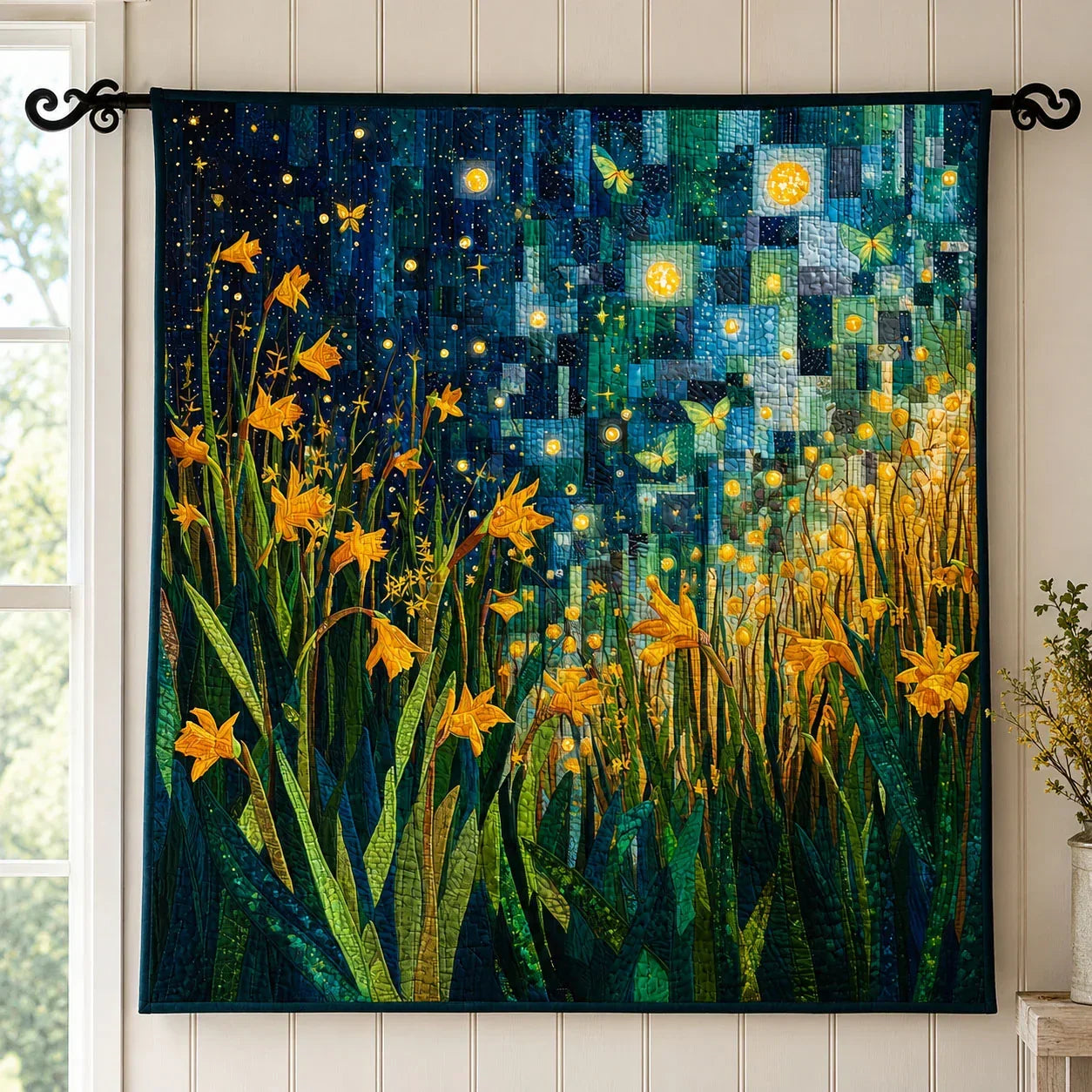 Summer Glow Quilt Blanket - Quilted Blanket by OtterMia