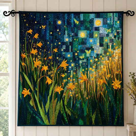 Summer Glow Quilt Blanket - Quilted Blanket by OtterMia